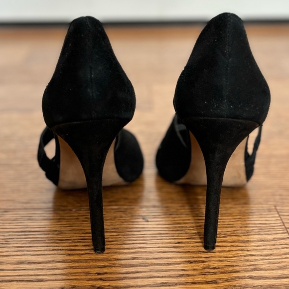Black Velvet strappy stilettos by BCBGeneration - Picture 2 of 5